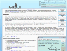 Tablet Screenshot of fullrecall.com